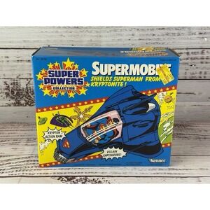 New Open Box Vintage 1984 Kenner Super Powers Supermobile